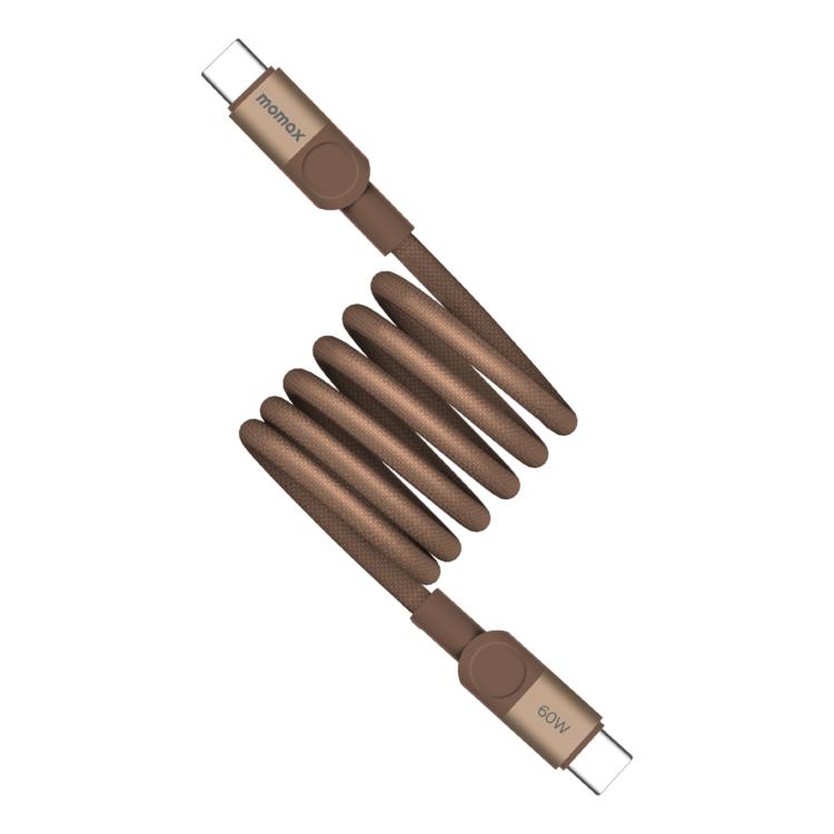 Momax Mag.Link Magnetic 60W USB-C / Type-C to USB-C / Type-C Data Cable, DC60 1m