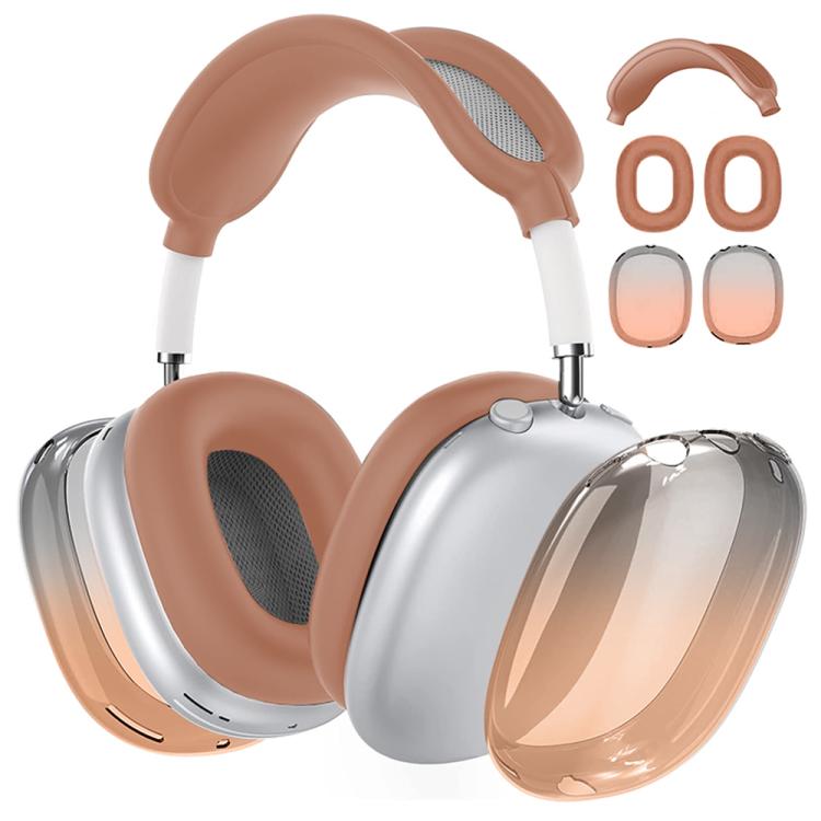 3 in 1 Headphones Gradient TPU Protective Case, For Apple AirPods Max