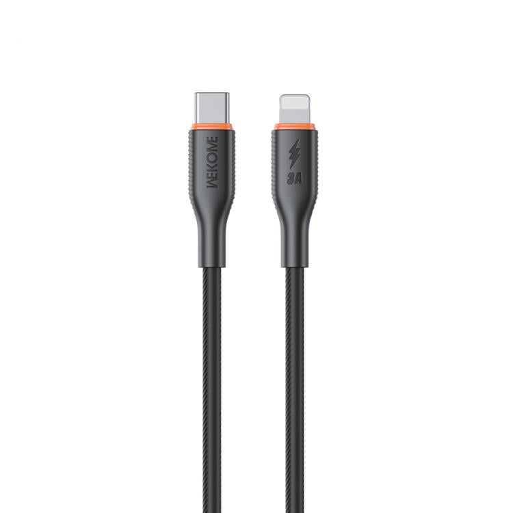 WK WDC-92 PD27W Type-C to 8 Pin Silicone Data Cable, Length: 1.2m, WDC-92