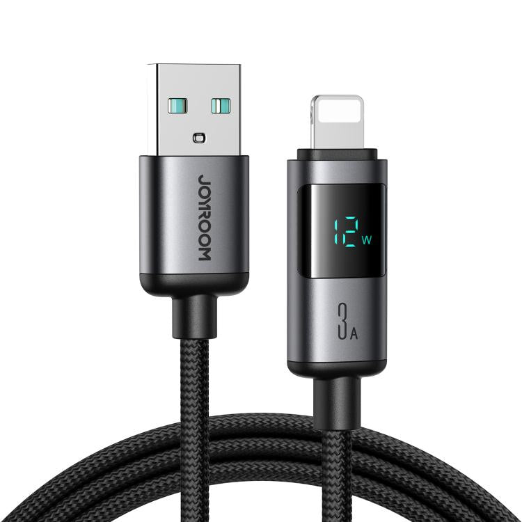 JOYROOM S-A16 Pro Prism Series 3A Digital Display USB to 8 Pin Fast Charging Data Cable, Length: ...