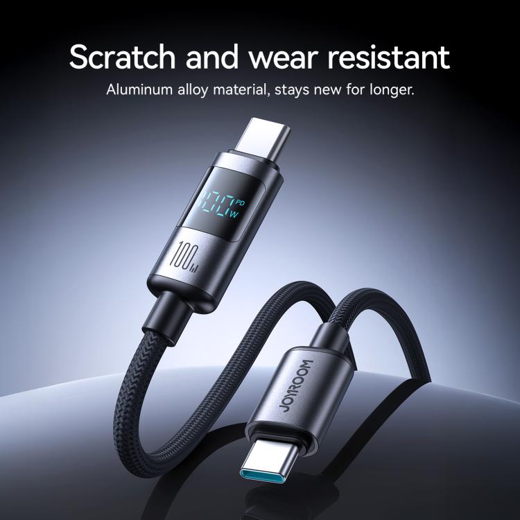 JOYROOM S-A16 Pro Prism Series 100W Digital Display Type-C Fast Charging Data Cable, Length: 1.2m...
