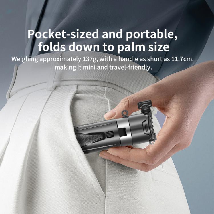 FUNSNAP P15 mini Portable Mini BT Handle Phone Selfie Stick Live Streaming Stand