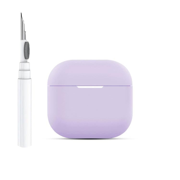 Silicone Buckleless Earphone Protective Case with Cleaning Pen, For AirPods 4