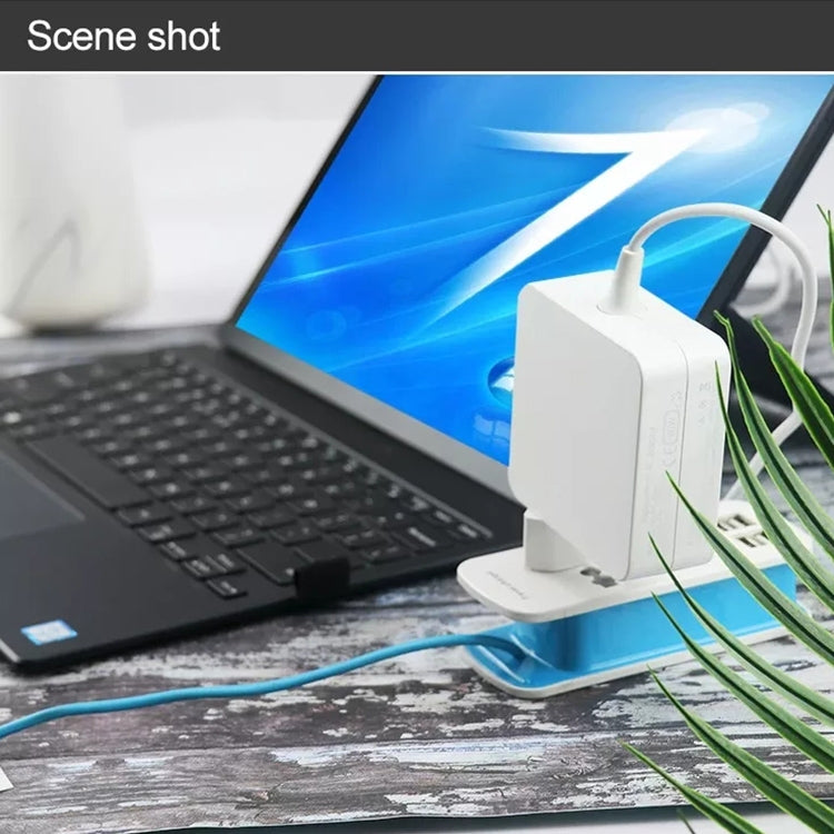 87W USB-C / Type-C Power Adapter Portable Charger with 1.8m Charging Cable, EU Plug