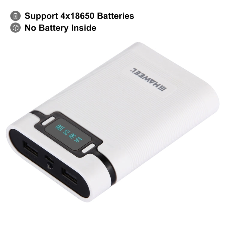 HAWEEL DIY 4 x 18650 Battery (Not Included) Shell Box
