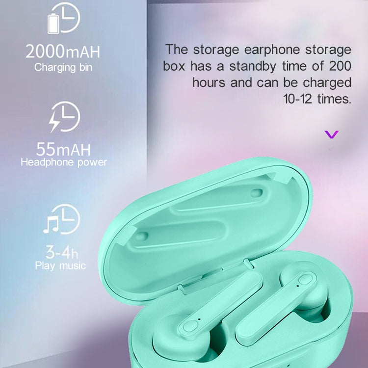 DT-5 IPX Waterproof Bluetooth 5.0 Wireless Bluetooth Earphone with Magnetic Charging Box, Support...