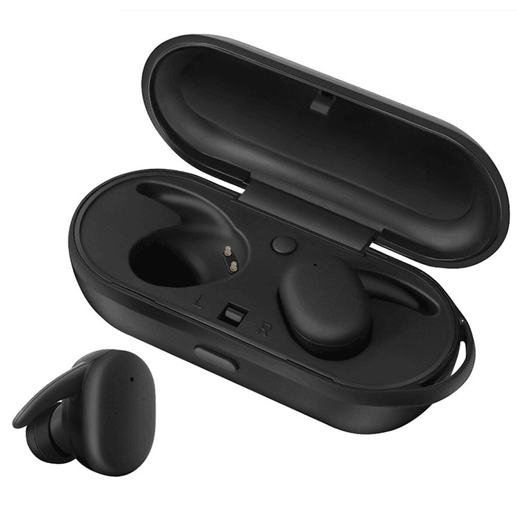 DT-7 IPX Waterproof Bluetooth 5.0 Wireless Bluetooth Earphone with 300mAh Magnetic Charging Box, ...
