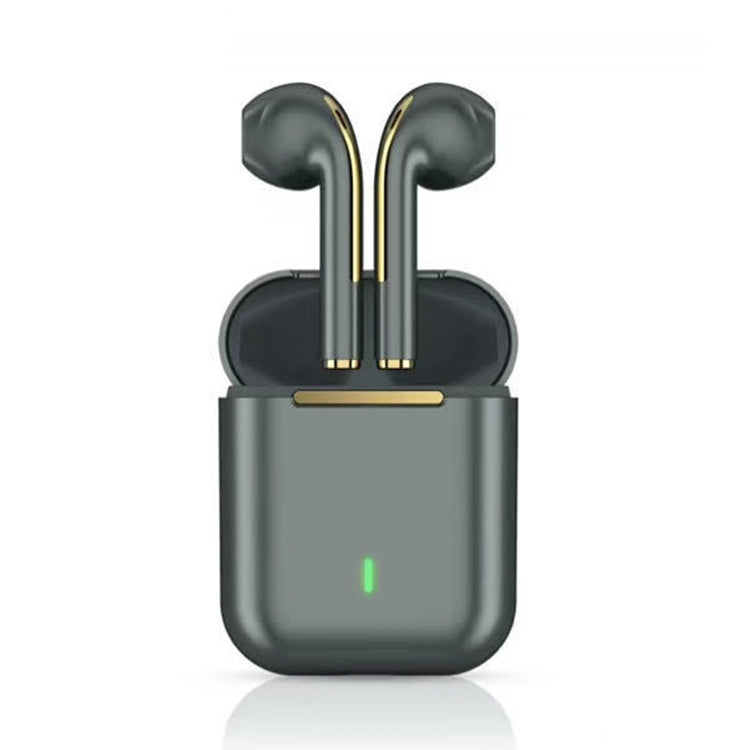 J18 Bluetooth 5.0 TWS Wireless Binaural Bluetooth Earphone with Charging Box, J18 (Green)