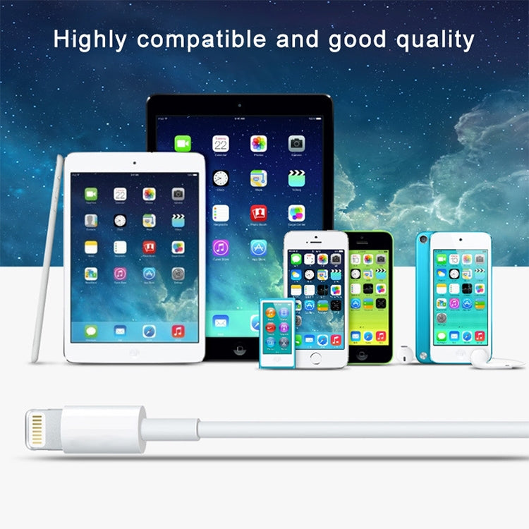 8 Pin to USB 2.0 Sync Data / Charging Cable, Cable Length: 1m