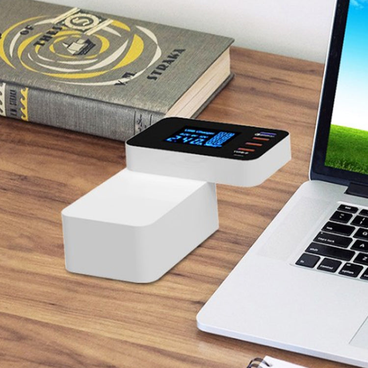 CDA33Q 40W QC 3.0 USB + 3 USB Ports + USB-C / Type-C Ports Multi-function Charger with LED Displa...
