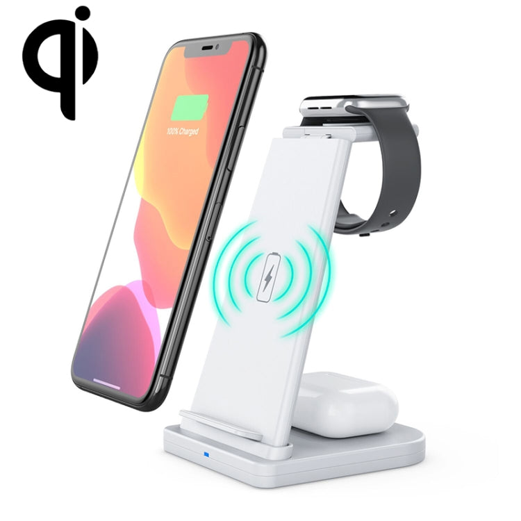 HQ-UD21 3 in 1 Folding Mobile Phone Watch Multi-Function Charging Stand Wireless Charger for iPho...
