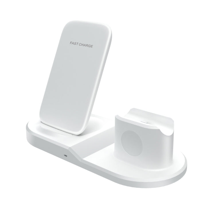 OJD-45 3 in 1 QI 10W Multi-function Wireless Charger for Mobile Phones & Watches & AirPods 2