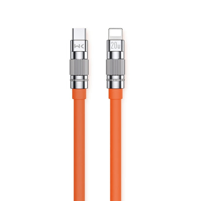 WK WDC-187 Qjie Series 20W USB-C/Type-C to 8 Pin Fast Charge Data Cable, Length: 1m