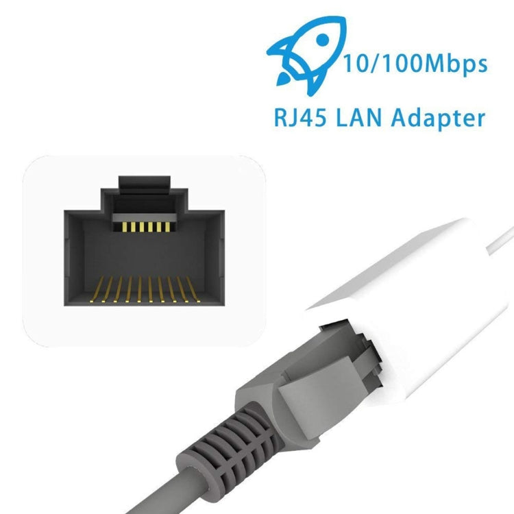 NK107A1 8 Pin to RJ45 Ethernet Network Adapter