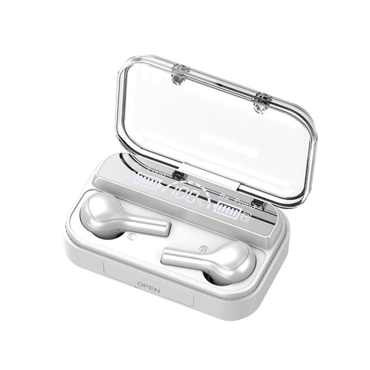 278 TWS External Noise Cancelling Touch Bluetooth Earphone with Charging Box, Support LED Power D...