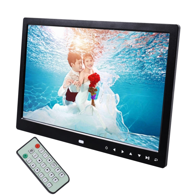 13.0 inch LED Display Digital Photo Frame with Holder / Remote Control, Allwinner, Support USB / ...