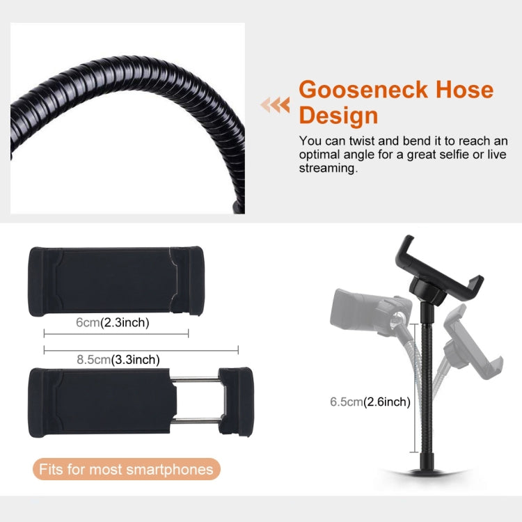 7.9 inch 3 Modes Dual Color Temperature Mirror Ring Light