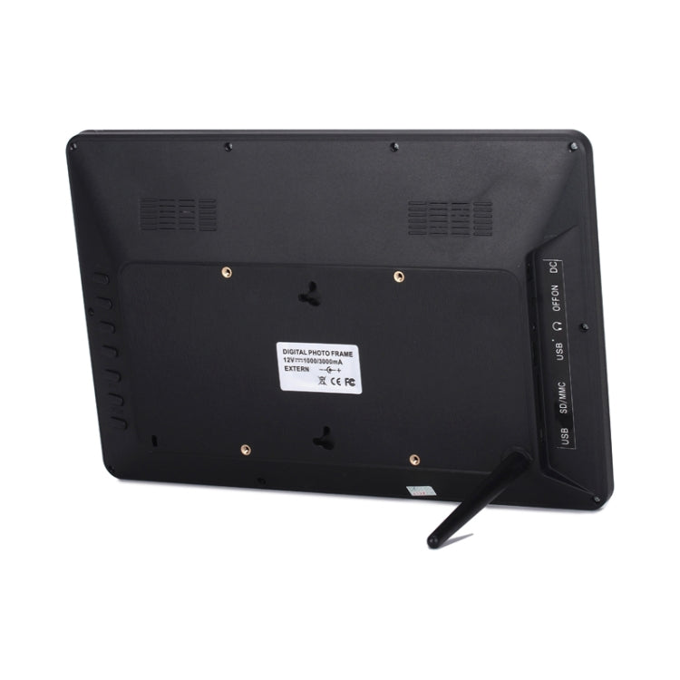 12.0 Inch LED Display Multi-media Digital Photo Frame with Holder / Music & Movie Player / Remote...
