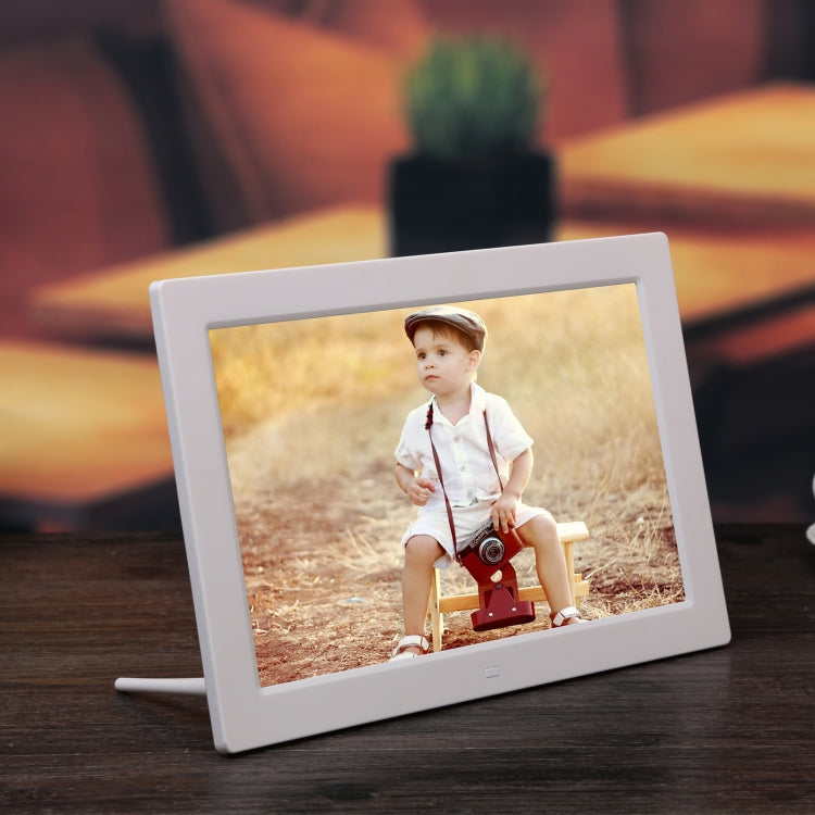 12.1 inch Digital Photo Frame with Holder & Remote Control, Allwinner F16 Program, Support SD / ...
