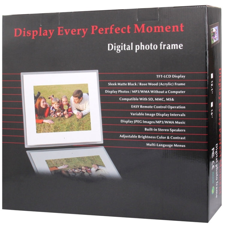12 inch LED Display Multi-media Digital Photo Frame