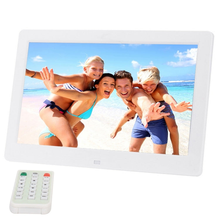10.1 inch HD Wide Screen Digital Photo Frame with Holder & Remote Control, Allwinner E200, Alarm ...