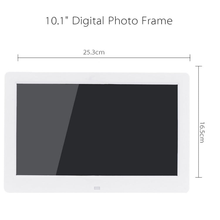 10.1 inch HD Wide Screen Digital Photo Frame with Holder & Remote Control, Allwinner E200, Alarm ...