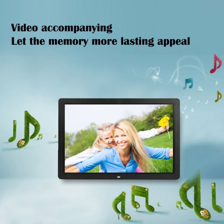 17 inch HD 1080P LED Display Multi-media Digital Photo Frame with Holder & Music & Movie Player, ...