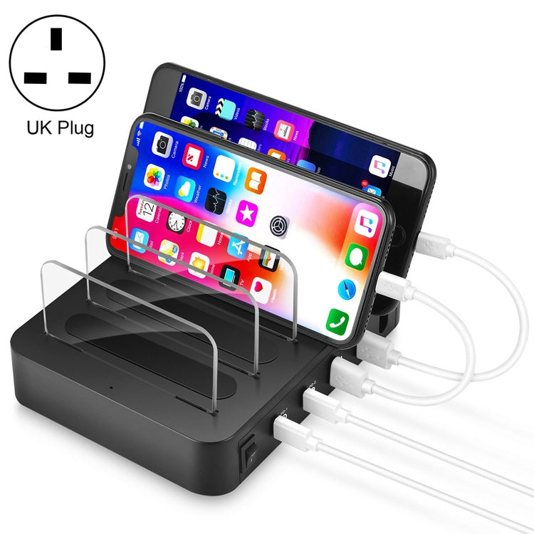 45W PD USB-C / Type-C + 18W PD USB-C / Type-C + 18W QC 3.0 USB + USB Ports Smart Charger with Det...