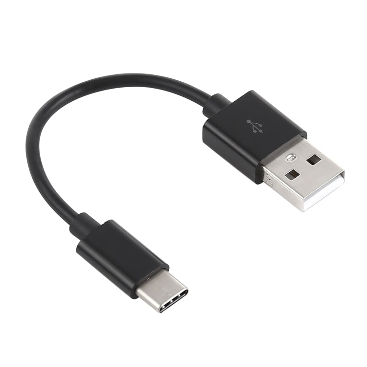 USB to USB-C / Type-C Charging & Sync Data Cable, Cable Length: 14cm, 14cm USB to Type-C Black