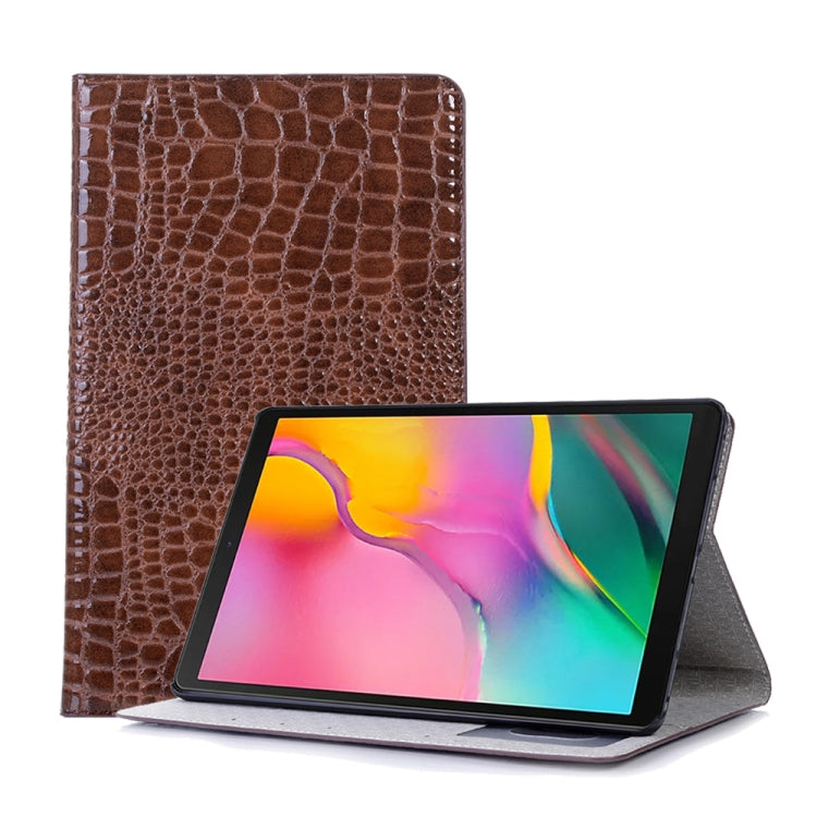 Crocodile Texture Horizontal Flip Leather Case for Galaxy Tab A 10.1 (2019) T510 / T515,  with Ho...