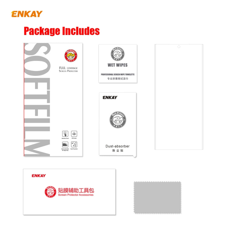 For Samsung Galaxy Note 20 Ultra ENKAY Hat-Prince 3D Full Screen PET Curved Hot Bending HD Screen...