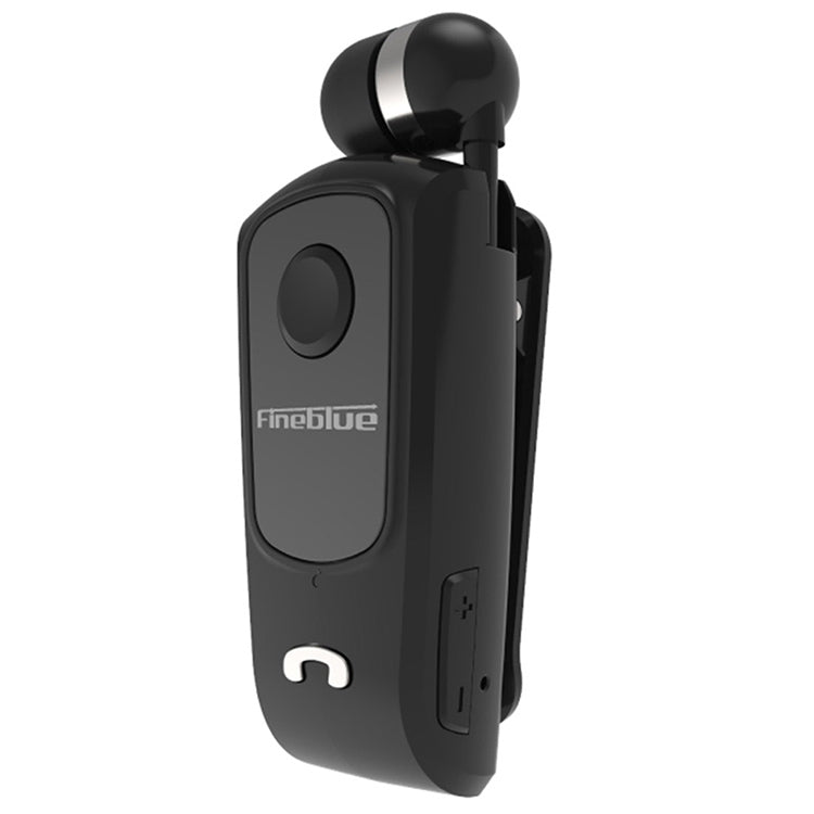 F920 CSR4.1 Retractable Cable Caller Vibration Reminder Anti-theft Bluetooth Headset, Black, Whit...
