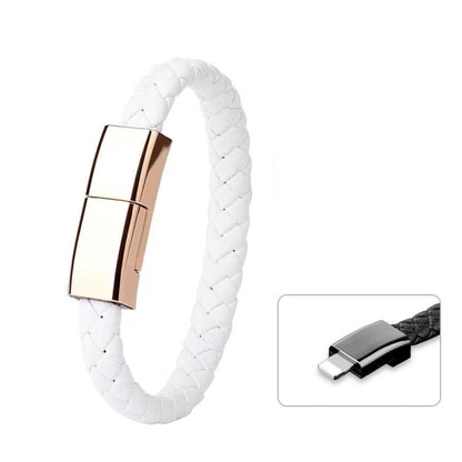 XJ-28 2.4A USB to 8 Pin Creative Bracelet Data Cable, Cable Length: 22.5cm, XJ-28 8 Pin