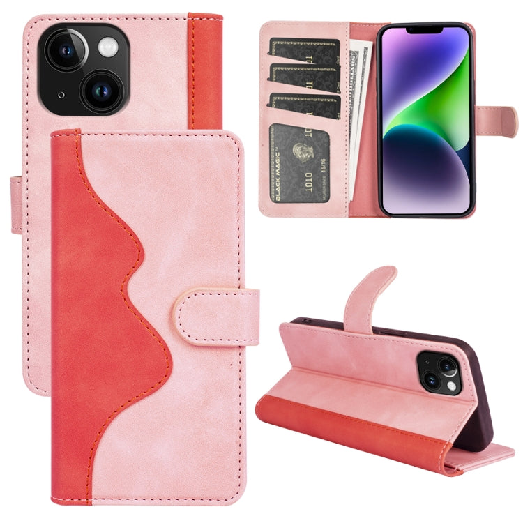 Stitching Horizontal Flip Leather Phone Case, For iPhone 16 Pro, For iPhone 16 Plus, For iPhone 1...