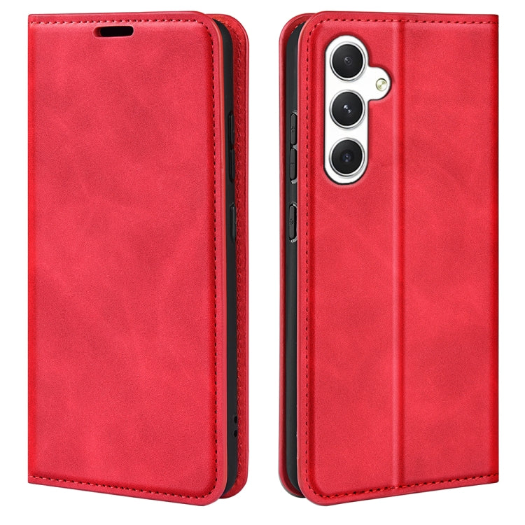 Retro-skin Magnetic Suction Leather Phone Case