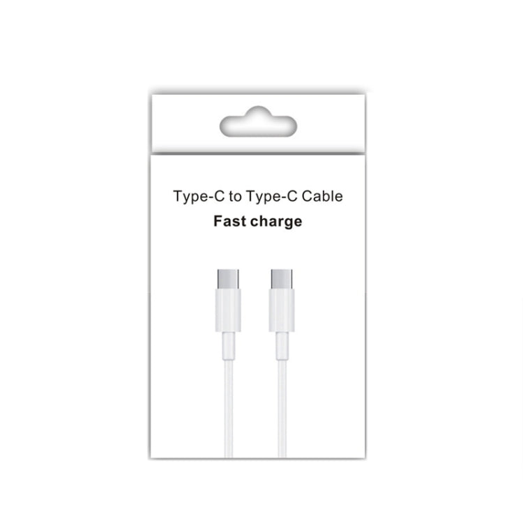 XJ-98 2pcs 1m 35W USB-C / Type-C to Type-C Fast Charging Data Cable, 35W (2pcs)