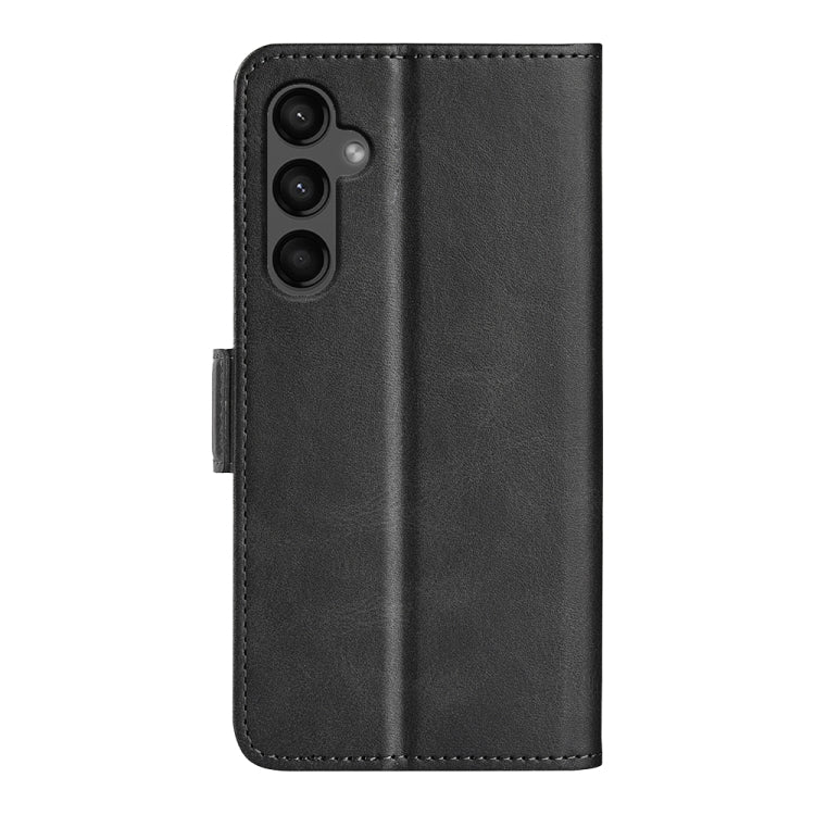 Dual-side Magnetic Buckle Horizontal Flip Leather Phone Case