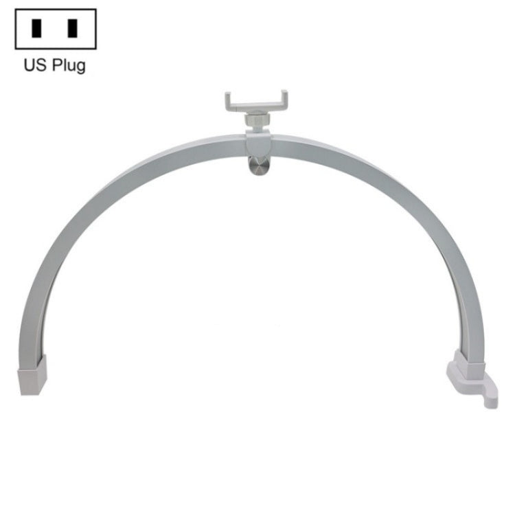 M12X Foldable LED Half Moon Lamp Touch Control Nail Art Lamp, Length: 56cm, US Plug, UK Plug