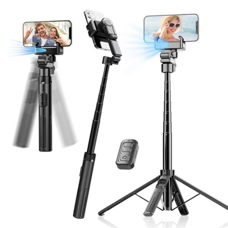 C16 Smart Bluetooth Remote Control Shooting Stand AI Auto-Tracking Selfie Stick, C16