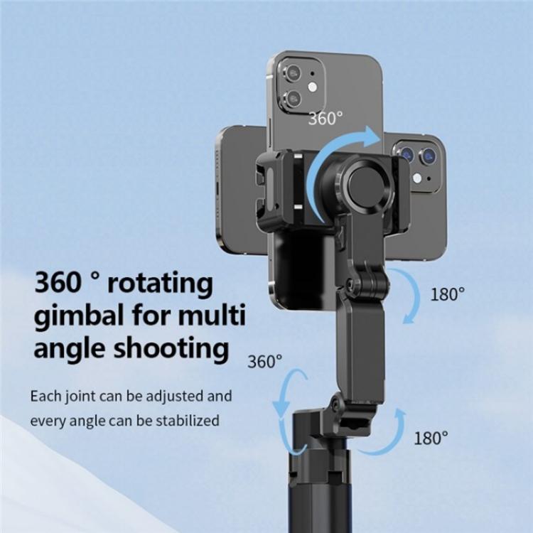 C16 Smart Bluetooth Remote Control Shooting Stand AI Auto-Tracking Selfie Stick, C16