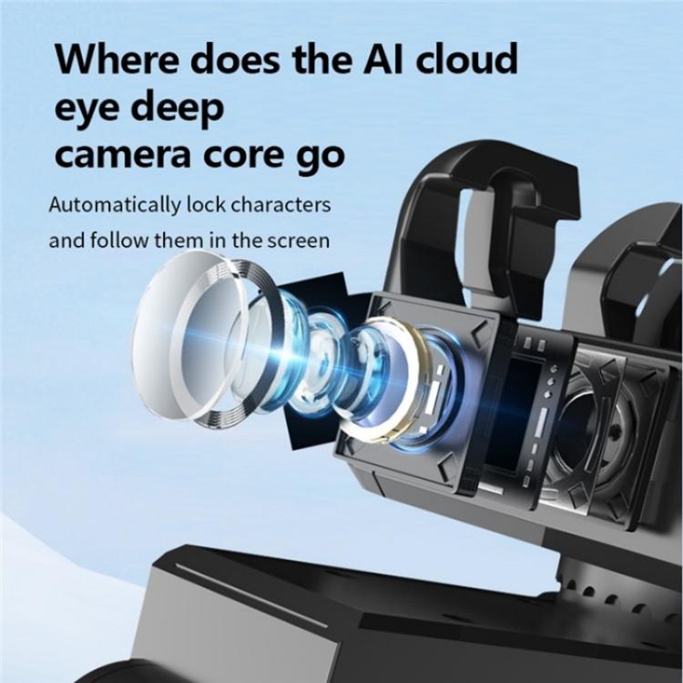 C16 Smart Bluetooth Remote Control Shooting Stand AI Auto-Tracking Selfie Stick, C16