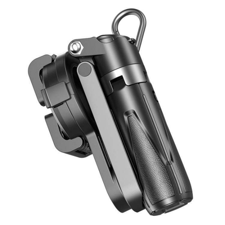 P15-C 2 In 1 Portable Magnetic Tripod Phone Holder Telescopic Selfie Stick with Keyring