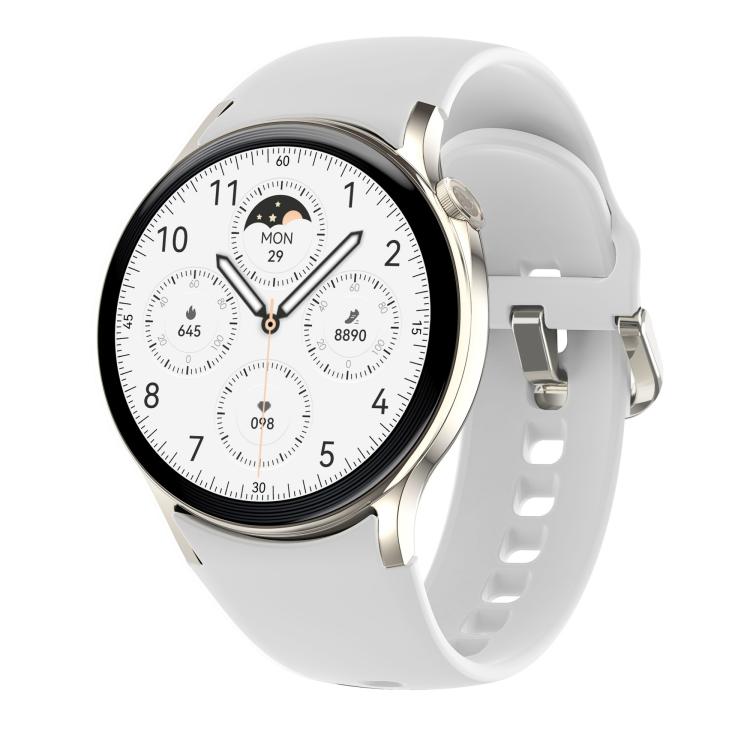 Sense 6 1.43 AMOLED Screen IP68 Waterproof Bluetooth Call Smartwatch Supports Health Monitoring