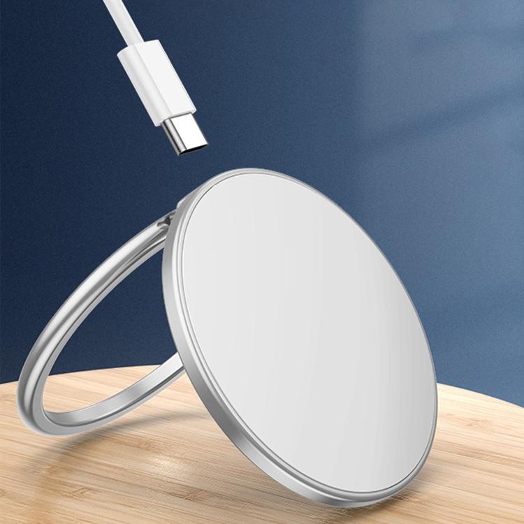 Ring Bracket Magnetic Wireless Fast Charger 15W Aluminum Alloy Stand
