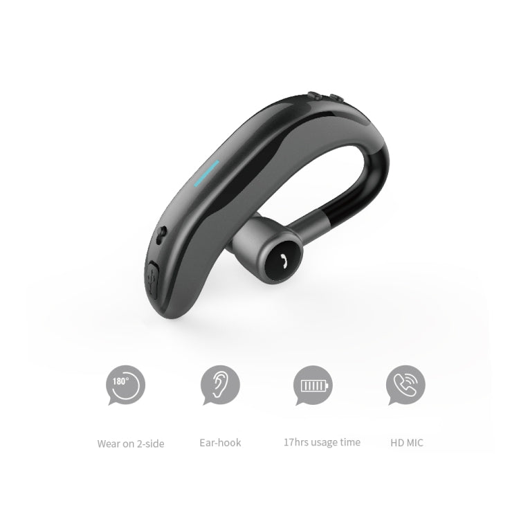 Car Handfree Wireless Ear-hook Bluetooth Earphone with Microphone