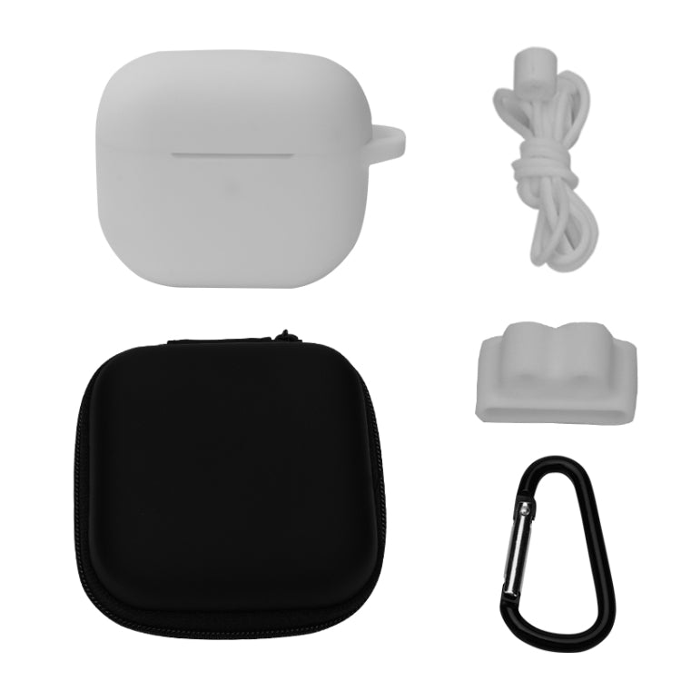Bluetooth Earphone Silicone Cover Set For AirPods 3, 5 PCS/Set White, 5 PCS/Set Mint Green