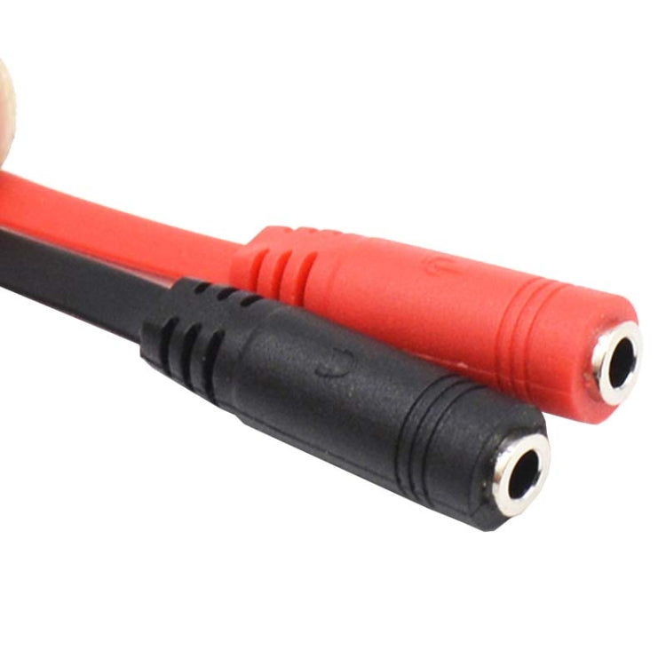 10 PCS Y-1001 20cm 3.5mm Car Audio Computer Headset Microphone 2 In 1 Adapter Cable