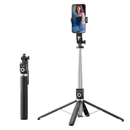 360-degree Rotating Foldable Bluetooth Selfie Sticks Live Stand, Spec:, P220 TK (Single Clip)