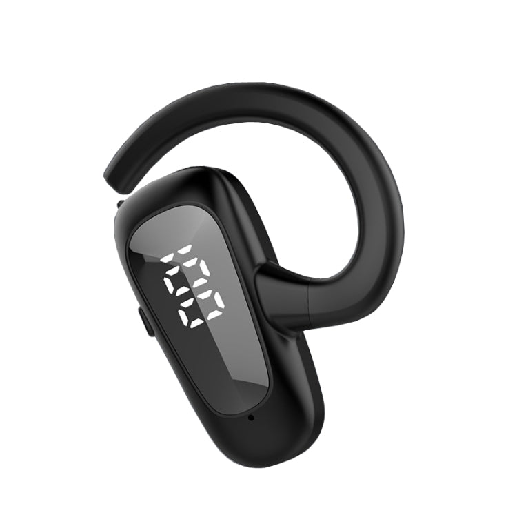Bone Conduction Concepts Digital Display Stereo Bluetooth Earphones, Style:, Single Ear