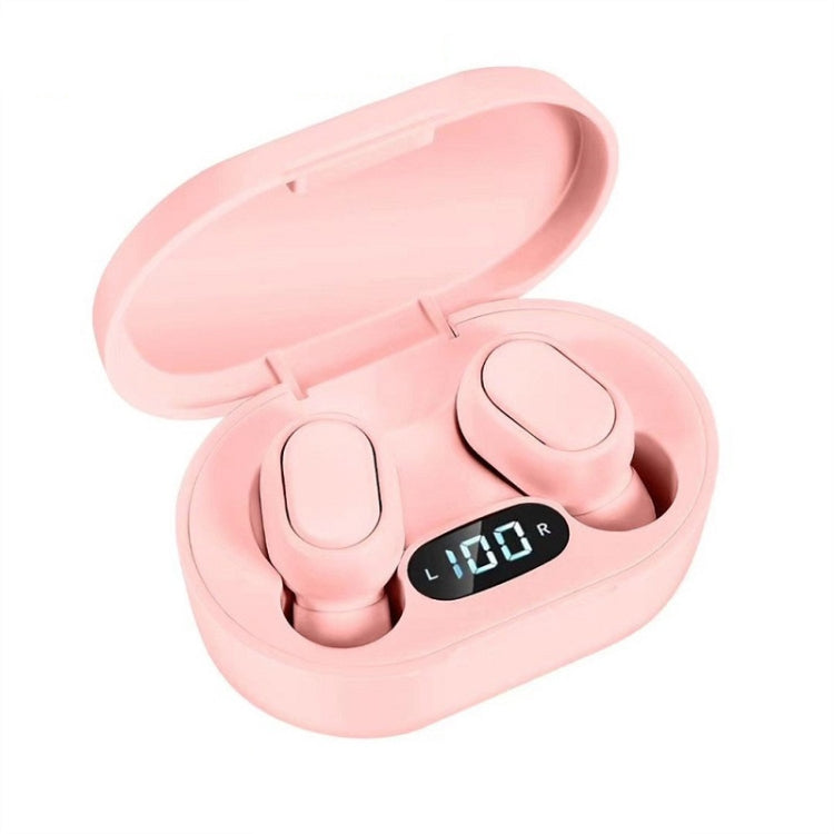 E7s Digital Sports Waterproof TWS Bluetooth 5.0 In-Ear Headphones, E7s (Pink), E7s (Green)